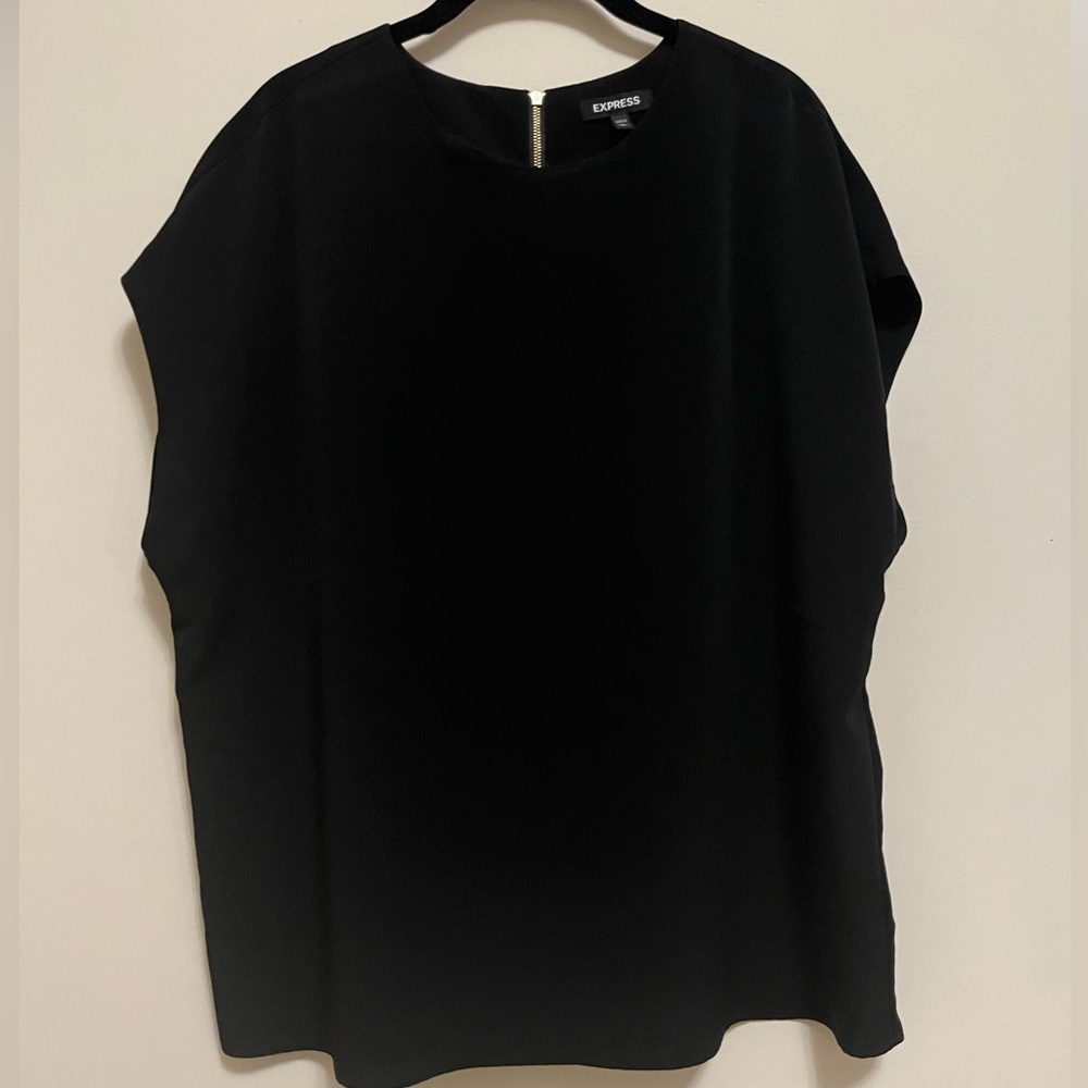 Express Cap-sleeve Blouse (L)